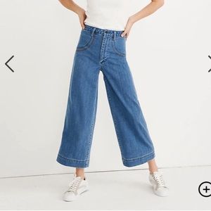 Madewell wide leg jeans